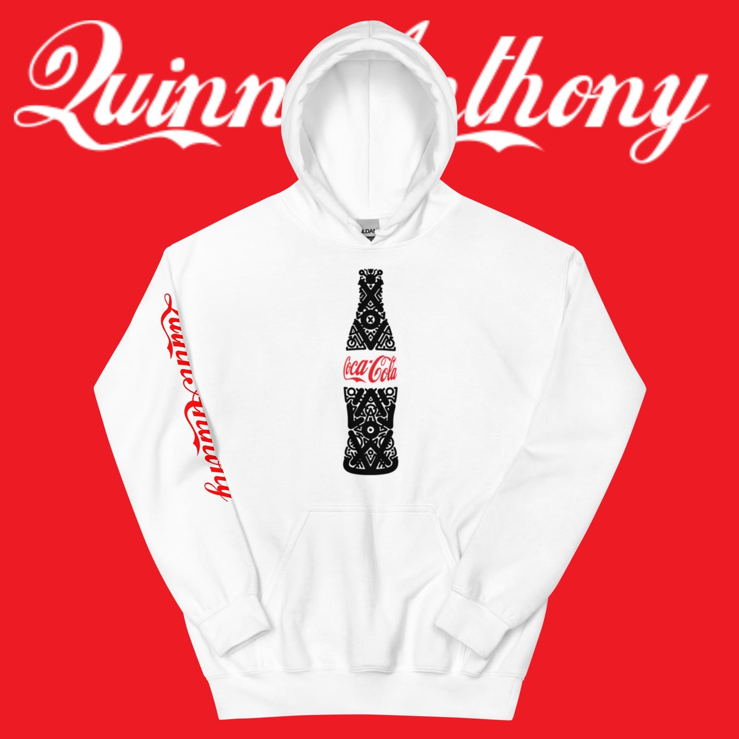 QA x Coca-Cola hoodie